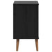 Dulap de noapte Negru 40 x 35 x 65 cm Lemn masiv de pin - WALTI WALTI
