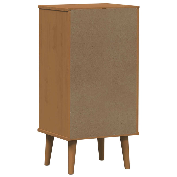 Comodă cu sertare MOLDE Caramel 40 x 35 x 82 cm WALTI