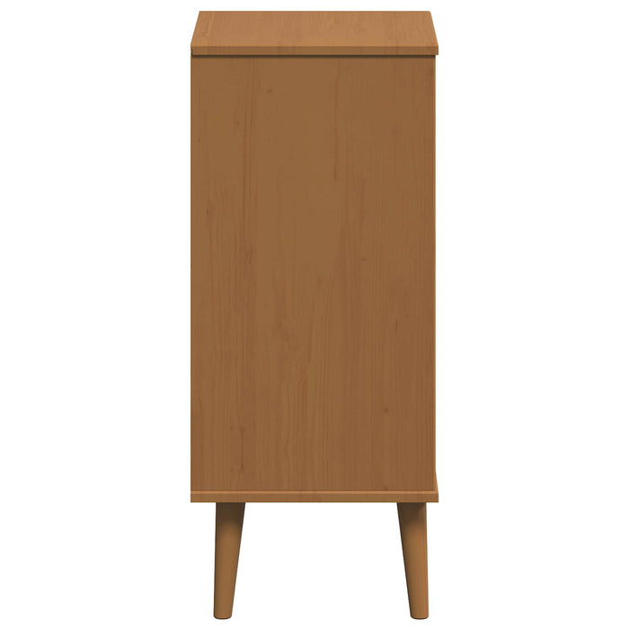 Comodă cu sertare MOLDE Caramel 40 x 35 x 82 cm WALTI