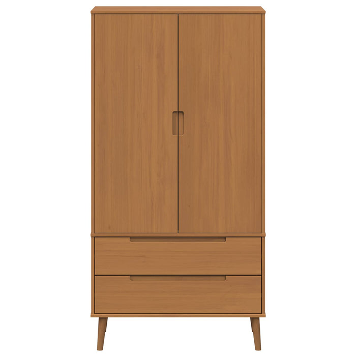 Dulap MOLDE Caramel 90 x 55 x 175 cm Lemn masiv de pin WALTI