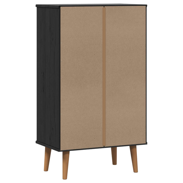 Dulap pentru pantofi MOLDE 59,5 x 35 x 103 cm Lemn masiv de pin WALTI