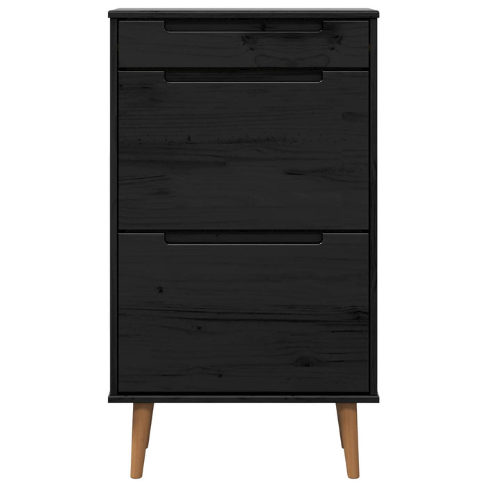 Dulap pentru pantofi MOLDE 59,5 x 35 x 103 cm Lemn masiv de pin WALTI