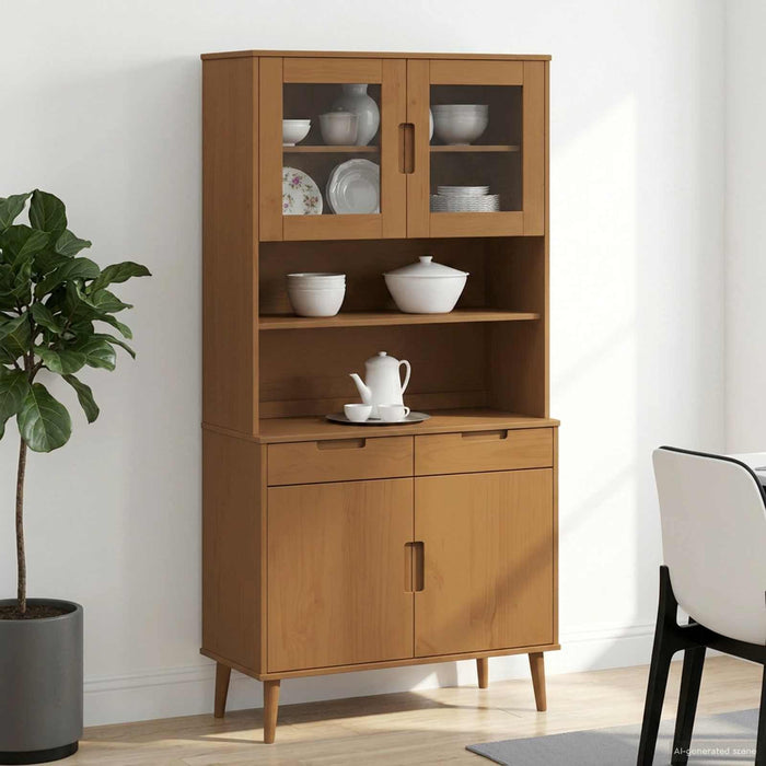 Hutch Caramel 90 x 35 x 100 cm - WALTI WALTI