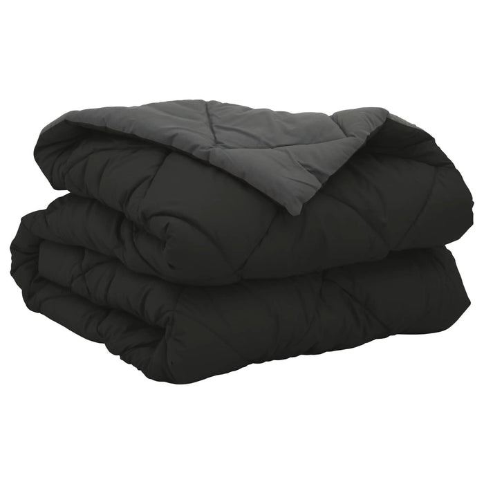 Pilotă de vară Negru și antracit 200 x 155 cm Microfibră - WALTI WALTI