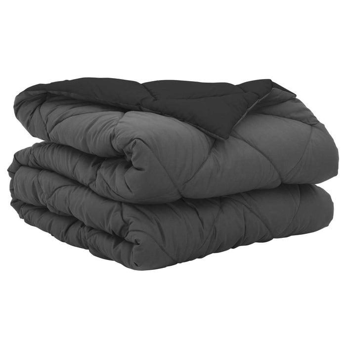 Pilotă de vară Negru și antracit 220 x 135 cm Microfibră - WALTI WALTI