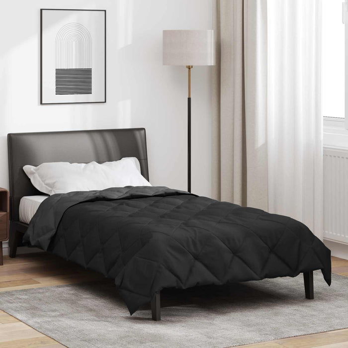 Pilotă de vară Negru și antracit 220 x 140 cm Microfibră - WALTI WALTI