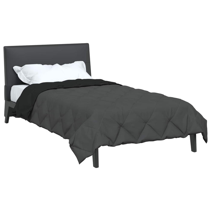 Pilotă de vară Negru și antracit 220 x 155 cm Microfibră - WALTI WALTI