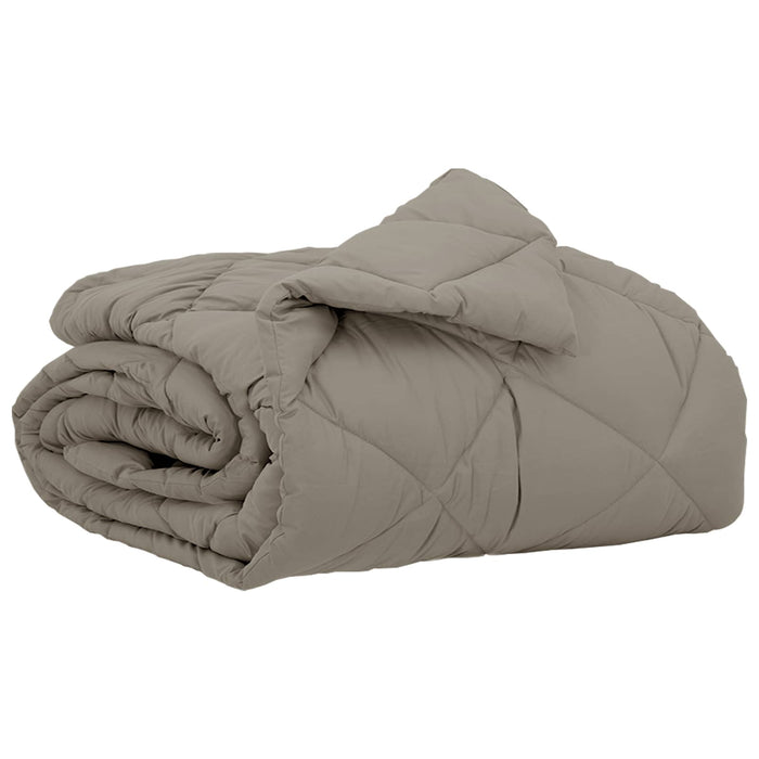 Pilotă de vară Gri deschis 200 x 155 cm Microfibră - WALTI WALTI