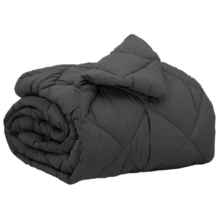 Duvet complet pe tot parcursul anului Antracit 220 x 135 cm - WALTI WALTI