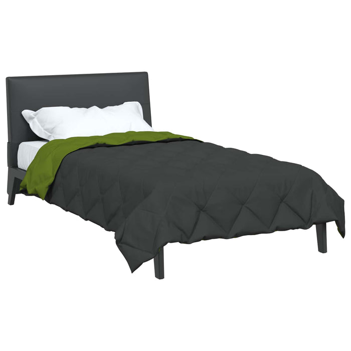 Duvet complet pe tot parcursul anului Verde și Antracit WALTI