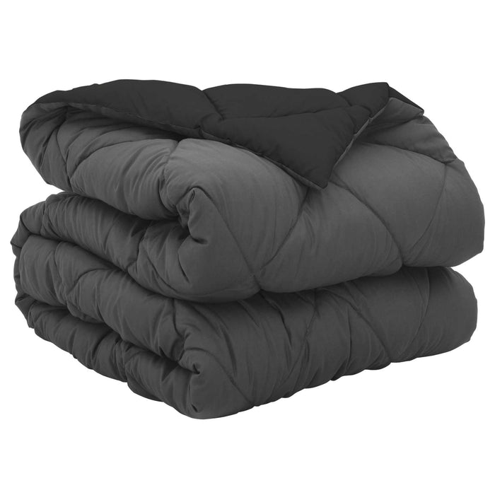 Duvet complet pe tot parcursul anului Negru și antracit - WALTI WALTI