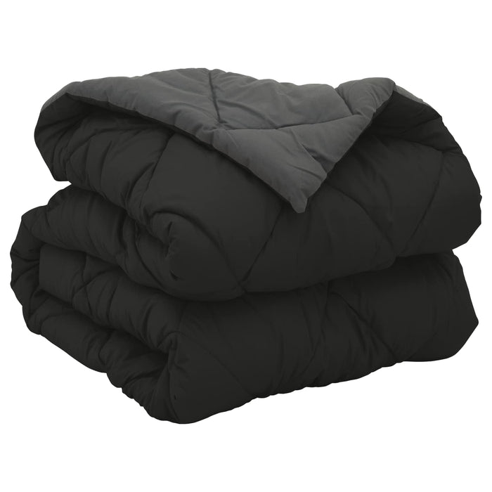 Duvet complet pe tot parcursul anului Negru și antracit - WALTI WALTI