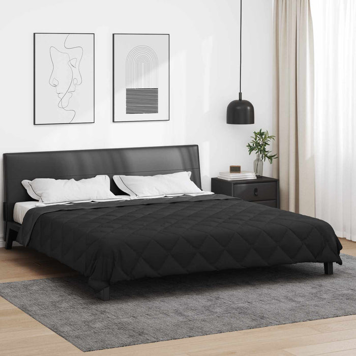 Duvet complet pe tot parcursul anului Negru și antracit - WALTI WALTI