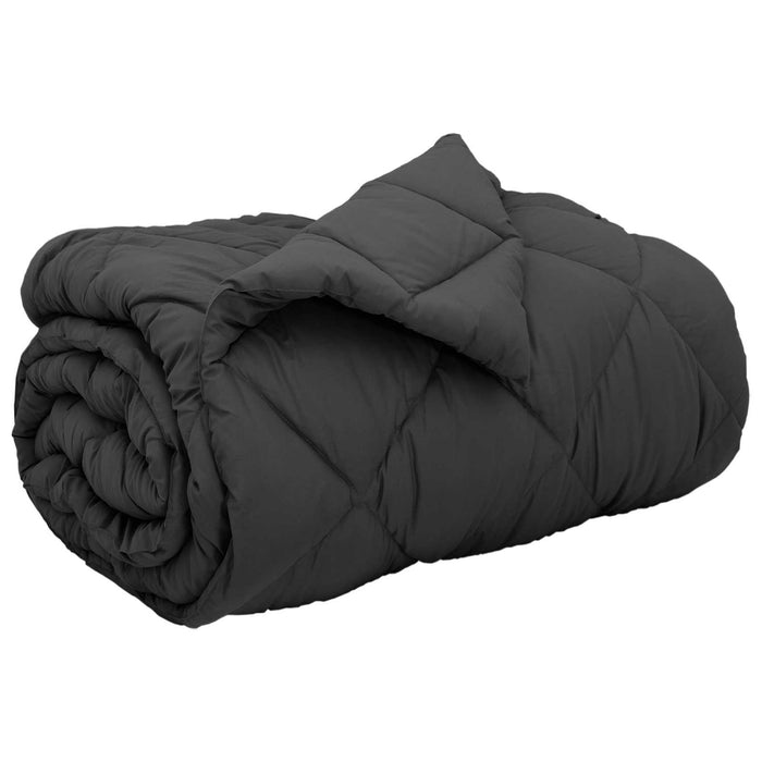 Duvet de iarnă Antracit 220 x 155 cm Microfibră - WALTI WALTI