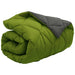 Duvet de iarnă Verde și Antracit 200 x 135 cm Microfibră - WALTI WALTI