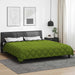 Duvet de iarnă Verde și Antracit 200 x 200 cm Microfibră - WALTI WALTI