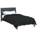 Duvet de iarnă Negru 220 x 140 cm Microfibră - WALTI WALTI