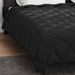 Duvet de iarnă Negru 220 x 200 cm Microfibră - WALTI WALTI