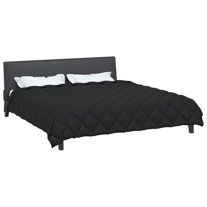 Duvet de iarnă Negru 220 x 200 cm Microfibră - WALTI WALTI