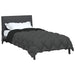 Duvet de iarnă Negru și antracit 200 x 135 cm Microfibră - WALTI WALTI