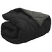 Duvet de iarnă Negru și antracit 220 x 135 cm Microfibră - WALTI WALTI