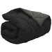 Duvet de iarnă Negru și antracit 220 x 140 cm Microfibră - WALTI WALTI