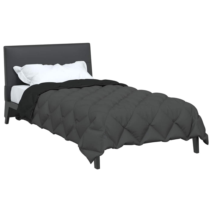 Duvet de iarnă Negru și antracit 220 x 140 cm Microfibră - WALTI WALTI