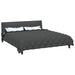Duvet de iarnă Negru și antracit 220 x 260 cm Microfibră - WALTI WALTI