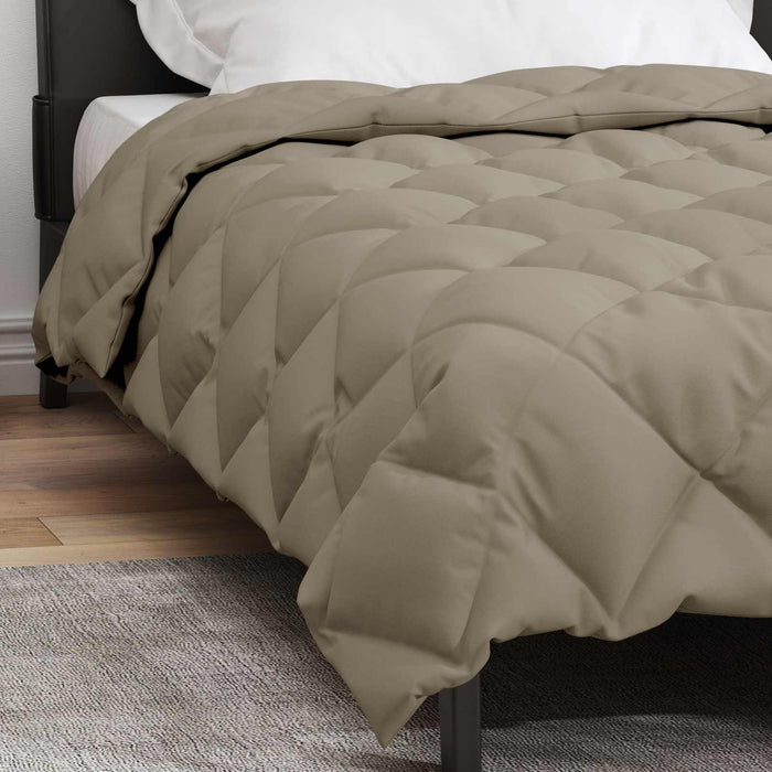 Duvet de iarnă Gri deschis 220 x 135 cm Microfibră - WALTI WALTI
