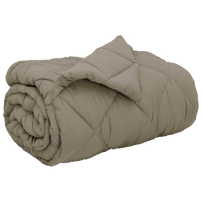 Duvet de iarnă Gri deschis 220 x 135 cm Microfibră - WALTI WALTI