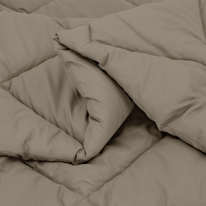 Duvet de iarnă Gri deschis 220 x 140 cm Microfibră - WALTI WALTI