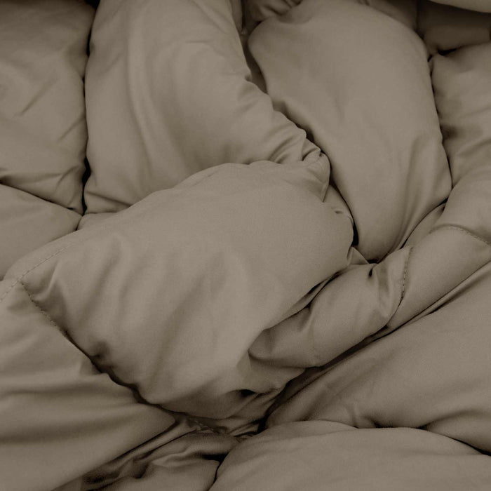 Duvet de iarnă Gri deschis 220 x 140 cm Microfibră - WALTI WALTI