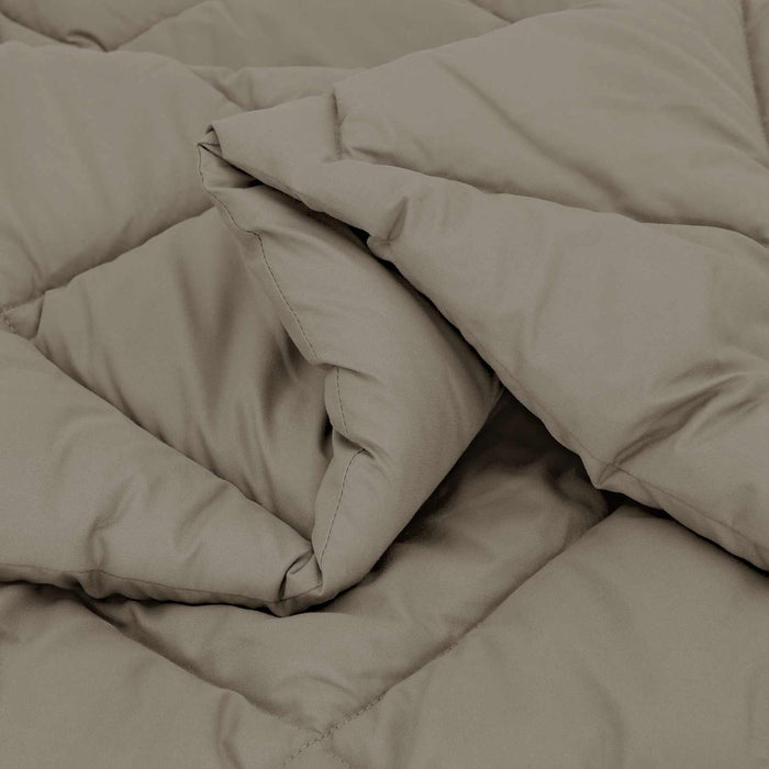 Duvet de iarnă Gri deschis 220 x 200 cm Microfibră - WALTI WALTI