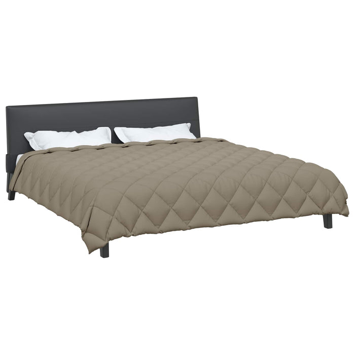 Duvet de iarnă Gri deschis 220 x 200 cm Microfibră - WALTI WALTI