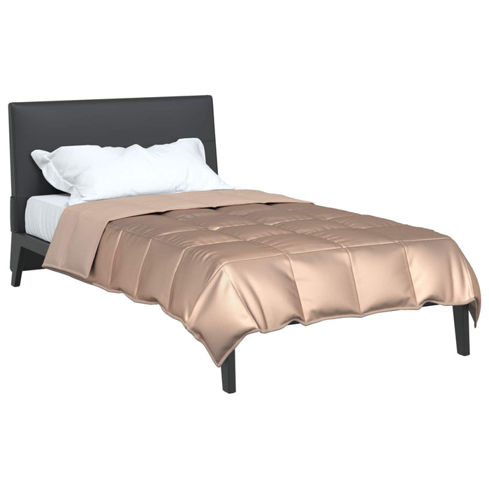 Pilotă de vară Auriu 200 x 155 cm Satin și Microfibra - WALTI WALTI