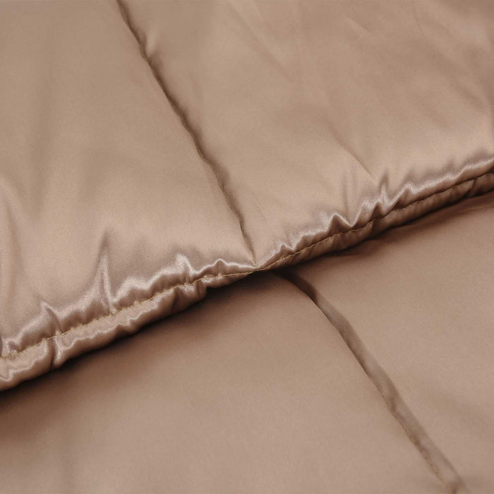 Pilotă de vară Auriu 220 x 135 cm Satin și Microfibra - WALTI WALTI