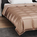 Pilotă de vară Auriu 220 x 260 cm Satin și Microfibra - WALTI WALTI