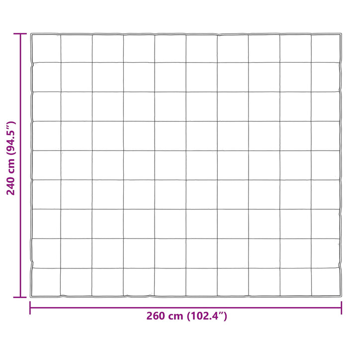 Pilotă de vară Auriu 240 x 260 cm Satin și Microfibra - WALTI WALTI