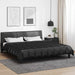 Pilotă de vară Negru 220 x 240 cm Satin și Microfibra - WALTI WALTI