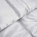 Pilotă de vară Argintiu 200 x 135 cm Satin și Microfibra - WALTI WALTI