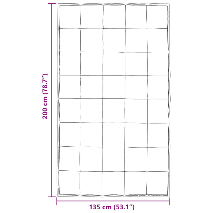 Duvet complet pe tot parcursul anului Auriu 200 x 135 cm - WALTI WALTI