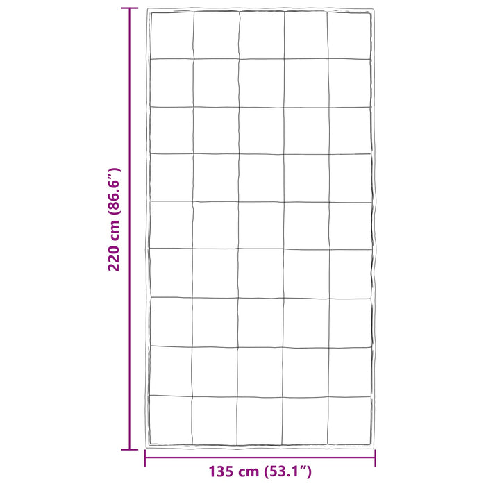 Duvet complet pe tot parcursul anului Argintiu 220 x 135 cm - WALTI WALTI