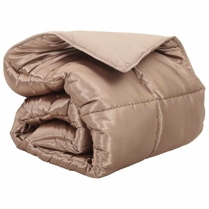 Duvet de iarnă Auriu 200 x 200 cm Satin și Microfibra - WALTI WALTI