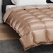 Duvet de iarnă Auriu 240 x 200 cm Satin și Microfibra - WALTI WALTI