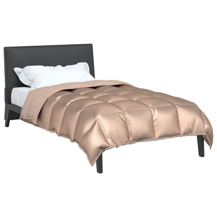 Duvet de iarnă Auriu 220 x 155 cm Satin și Microfibra - WALTI WALTI