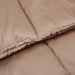 Duvet de iarnă Auriu 220 x 200 cm Satin și Microfibra - WALTI WALTI