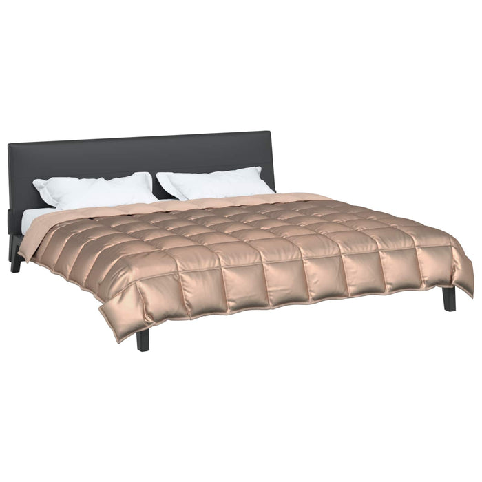 Duvet de iarnă Auriu 220 x 200 cm Satin și Microfibra - WALTI WALTI