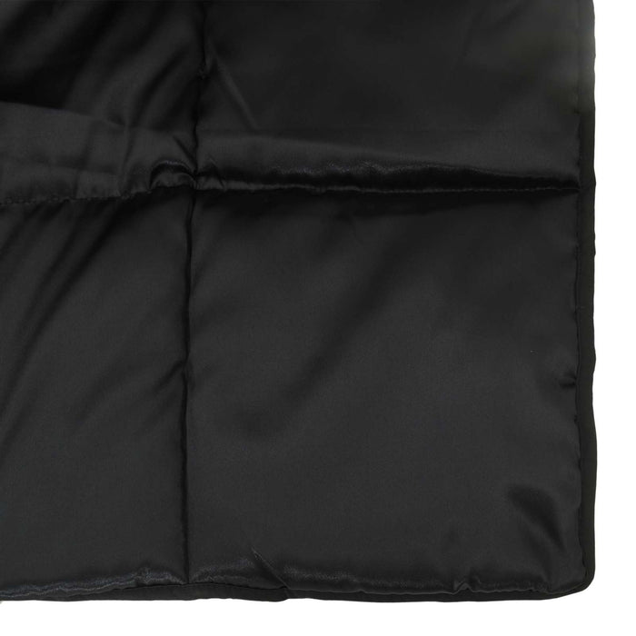 Duvet de iarnă Negru 200 x 140 cm Satin și Microfibra - WALTI WALTI
