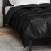 Duvet de iarnă Negru 220 x 140 cm Satin și Microfibra - WALTI WALTI