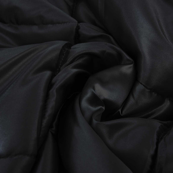Duvet de iarnă Negru 220 x 200 cm Satin și Microfibra - WALTI WALTI